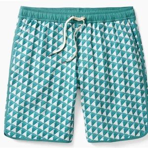 Fair Harbor men’s swim trunks, green, bathing suit, extra large (XL), brand new!